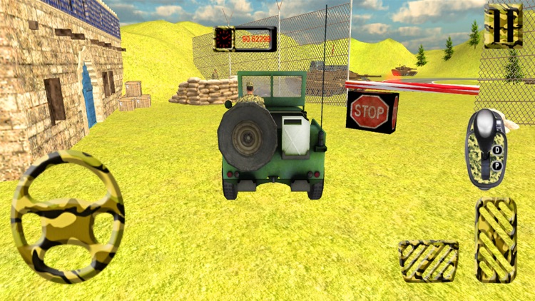 Army 4x4 Truck Check Post