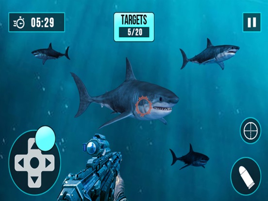 Shark Hunter Scuba Diving 3D iPad screenshot