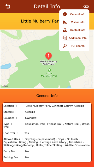 Georgia Hiking Trails screenshot 3