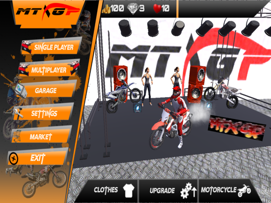 MTX GP: Motor-cycle Racing 3D iPad app afbeelding 3