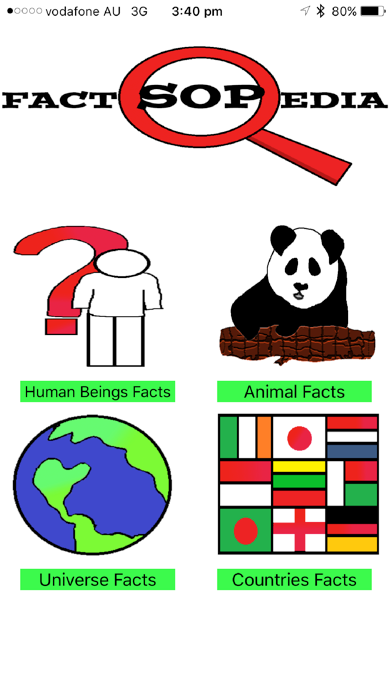 Screenshot #1 pour Factsopedia