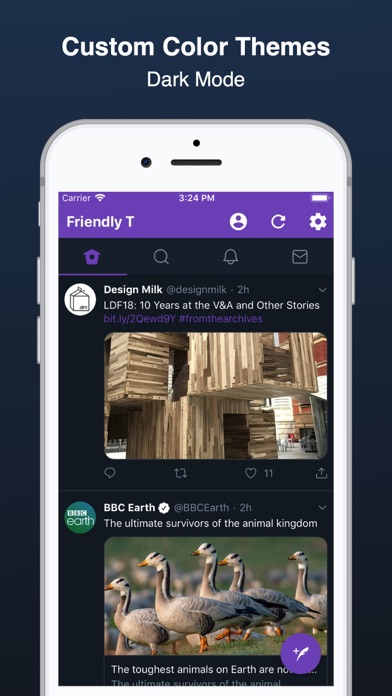 Screenshot #3 pour Friendly for Twitter