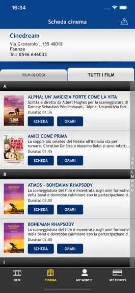 Game screenshot Webtic CineDream Cinema apk