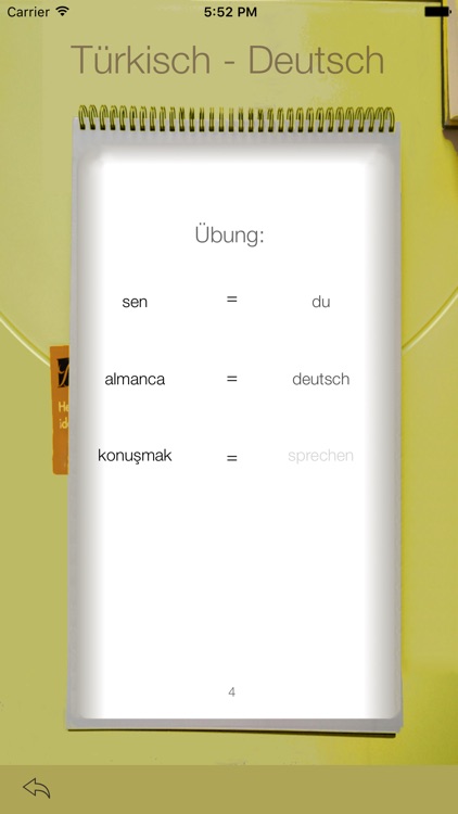 Vocabulary Trainer: German - Turkish screenshot-3