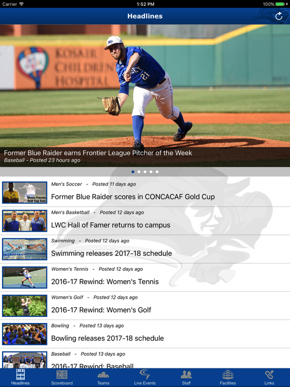 Screenshot #5 pour Lindsey Wilson Blue Raiders