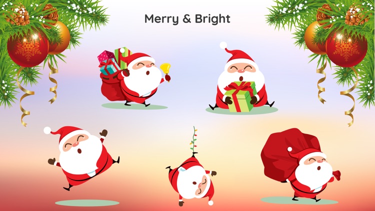 Santa Claus Christmas Sticker