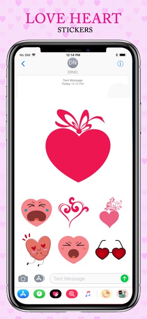 Lovely Heart Stickers(圖2)-速報App