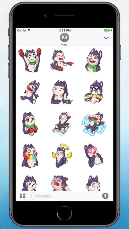 Winter Dog Stickers