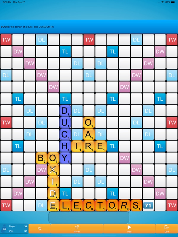 Classic Words (solo word game) screenshot 5