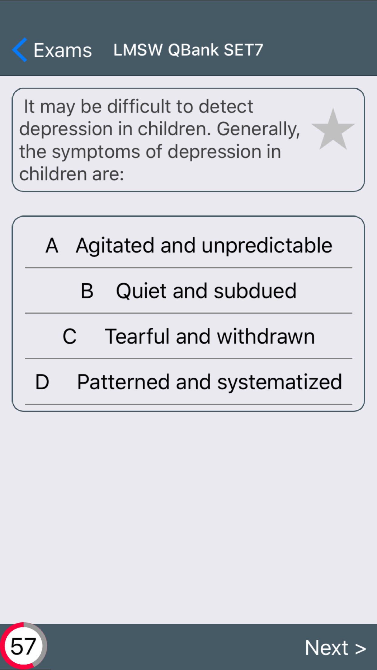 ASWB LCSW LMSW MCQ & Flashcard screenshot 3