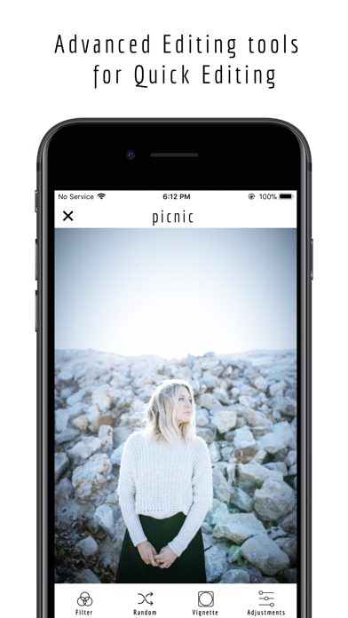 Screenshot #2 pour Picnic - Manual Cam & Filters