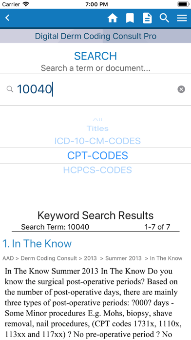 Derm Coding Consult Pro screenshot 4