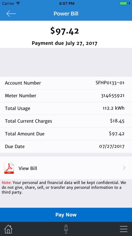 SFPUC My Account – Power
