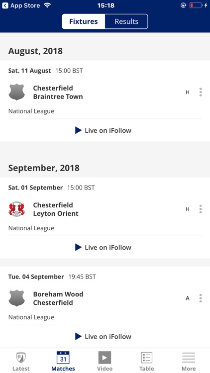 Chesterfield Official App