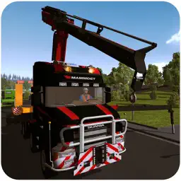 Heavy crane Construction Sim app icon