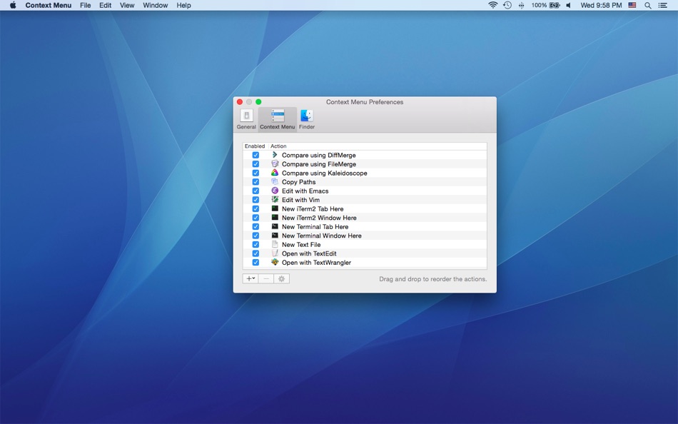 #3. Context Menu Lite (macOS) 게시자: 兰桂 吴