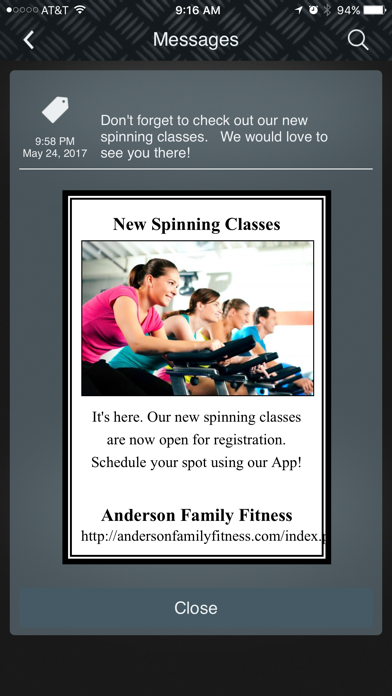 Anderson Family Fitness screenshot 4