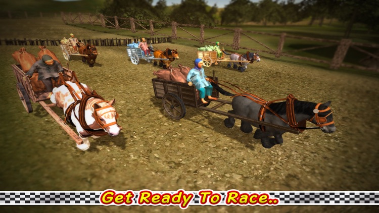 Horse Cart Racing Derby 3D Pro screenshot-3