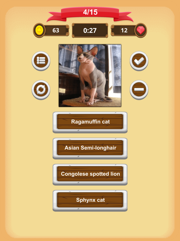 Cats - Quiz iPad screenshot