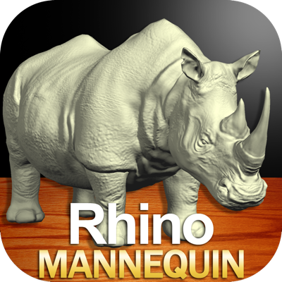 Rhinoceros Mannequin