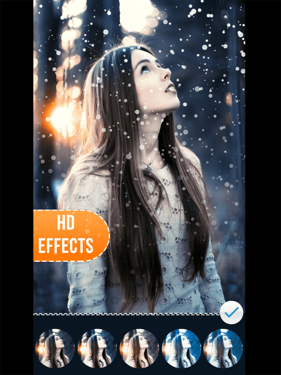 Screenshot #5 pour Snow Effect Photo Editor