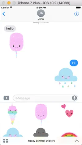 Game screenshot Happy Summer Stickers mod apk