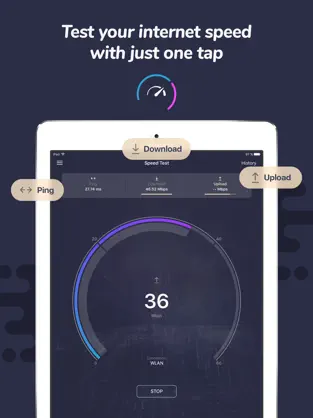 Captura 1 Speed Test: Network Ping Check iphone