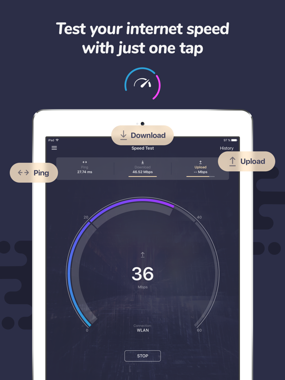 Screenshot #4 pour Speed Test: Network Ping Check