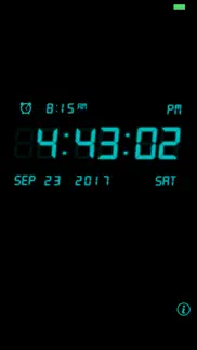 alarm night clock / music iphone screenshot 2