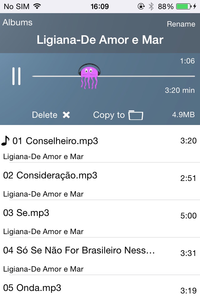 Jellyfish Music Player screenshot 2