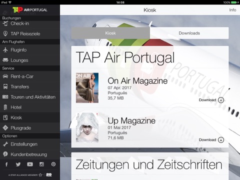Air Portugal for iPad screenshot 4