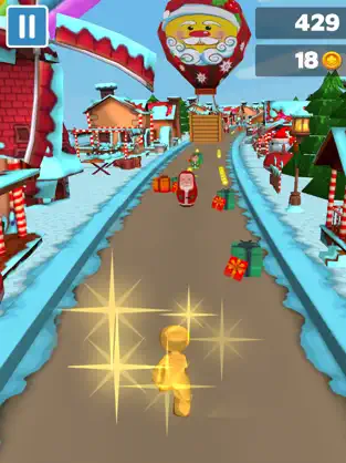 لقطة شاشة 1 Ejecutar Pan de Navidad 3D iphone