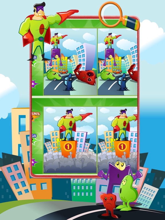 Screenshot #5 pour Superhero Trouver différence jeu