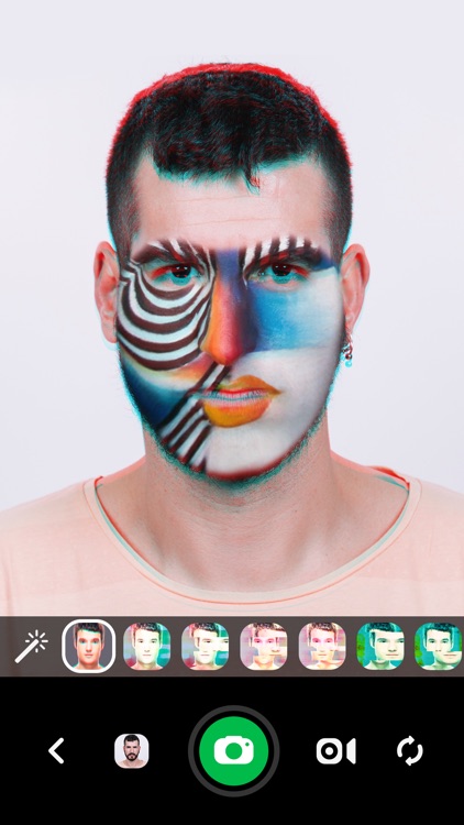 Glitch Photo - Real-Time Mask