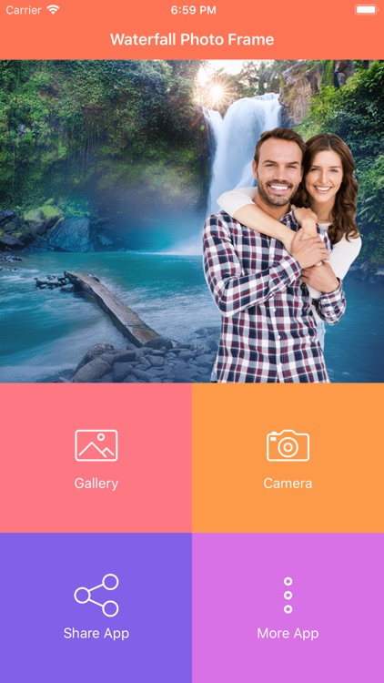 Waterfall Photo Frame