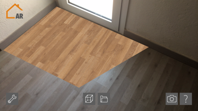 materialo AR floor iPhone screenshot