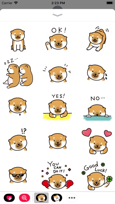Shiba Inu Puppy Dog Emoji screenshot 2