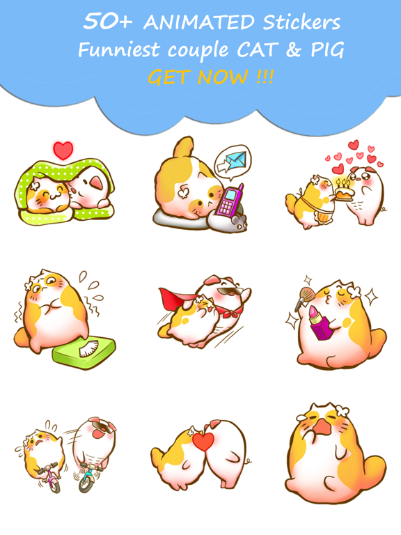 Screenshot #4 pour Fatty Cat With Love Animated