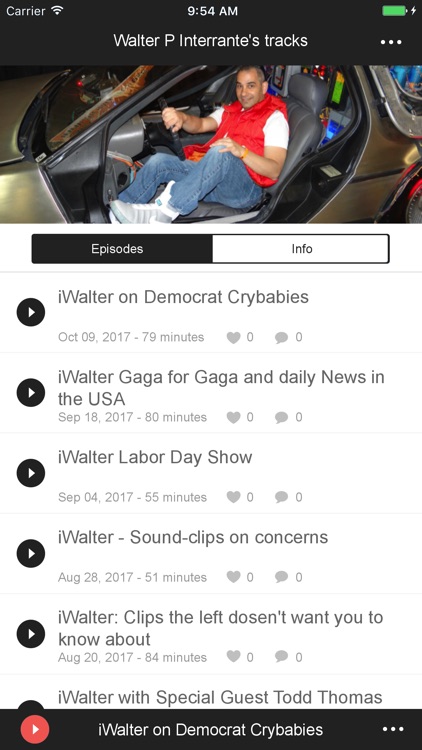 Walter P Interrante's tracks