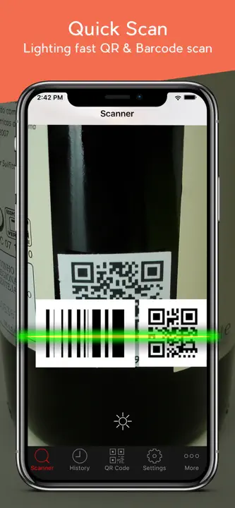 Barcode Scanner - QR Scanner: Screenshot 1 von 4