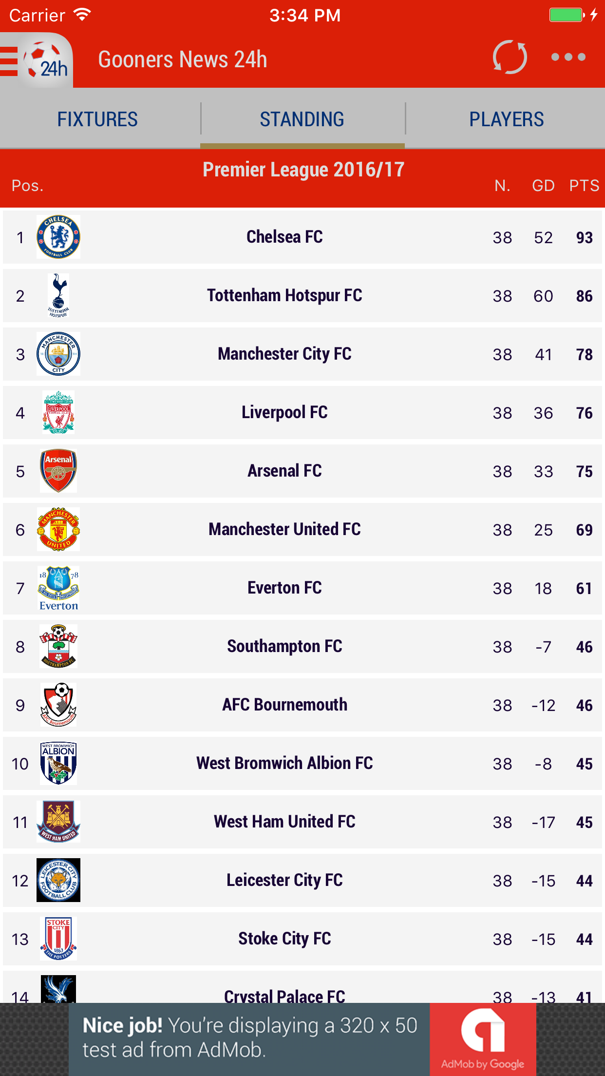 24h News for Arsenal screenshot 5