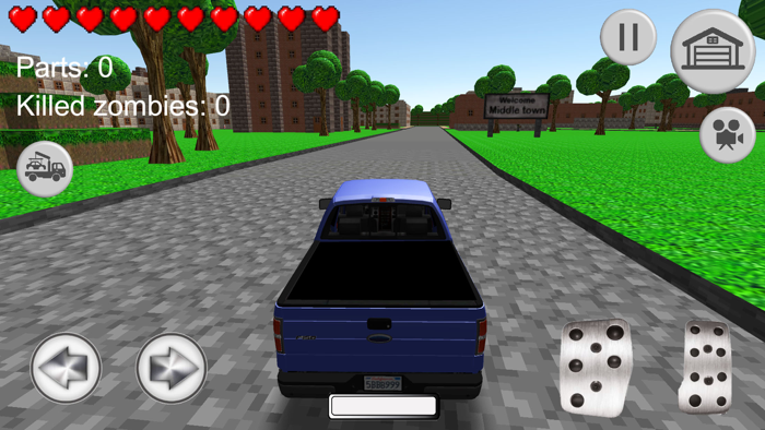 Blocky City infected zone