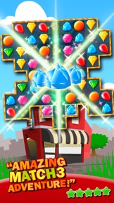 Cartoon Racoon Match 3 HD screenshot