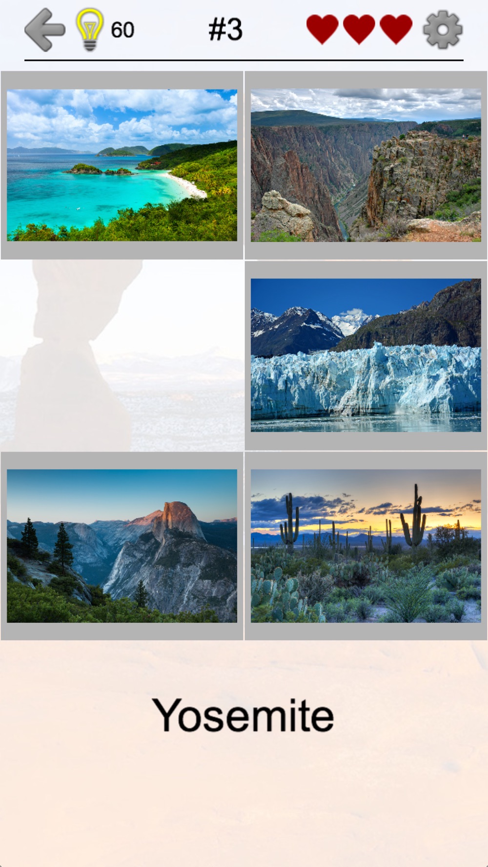National Parks of the US: Quiz hack tool