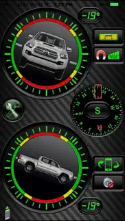 vehicle clinometer iphone screenshot 2