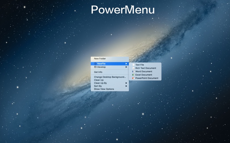 Screenshot #1 pour PowerRightMenu - Fast New File