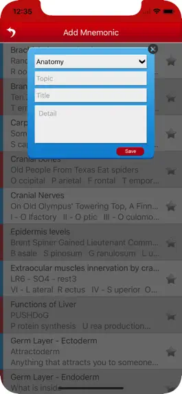 Game screenshot MCAT Mnemonics hack