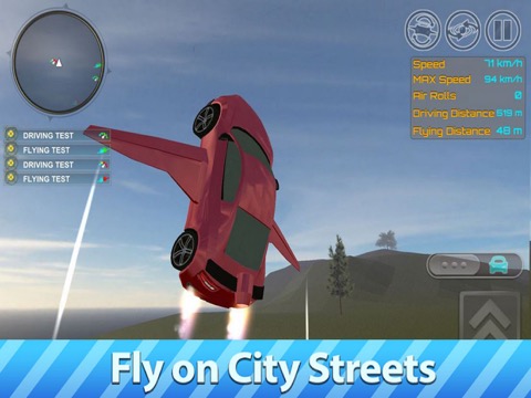 Futuristic Flying City Carのおすすめ画像1