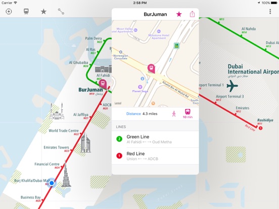 Screenshot #5 pour Dubai Rail Map Lite