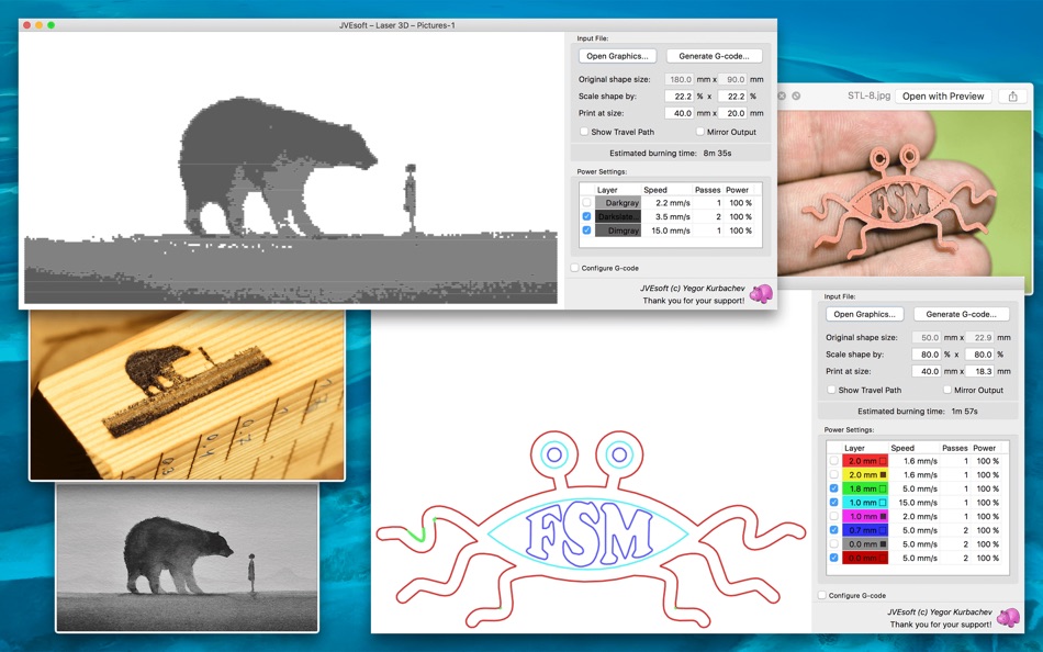 #4. JVElaser (macOS) 게시자: Yegor Kurbachev